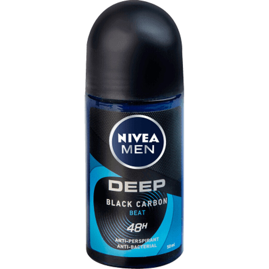 Nivea Deodorant roll on deep beat, 50 ml