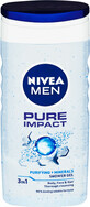 Nivea Gel de dus Pure Impact, 250 ml