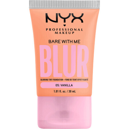 Nyx Professional MAKEUP Fond de ten Bare With Me Blur Tint 05 Vanilla, 30 ml
