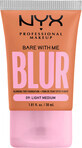 Nyx Professional MAKEUP Fond de ten Bare With Me Blur Tint 09 Light Medium, 30 ml