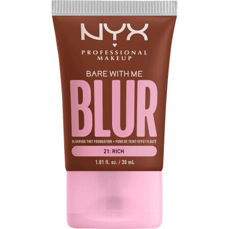 Nyx Professional MAKEUP Fond de ten Bare With Me Blur Tint 21 Rich, 30 ml