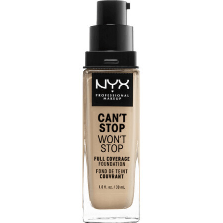 Nyx Professional MAKEUP Fond de ten Can't Stop Won't Stop 6.3 Warm Vanilla, 30 ml