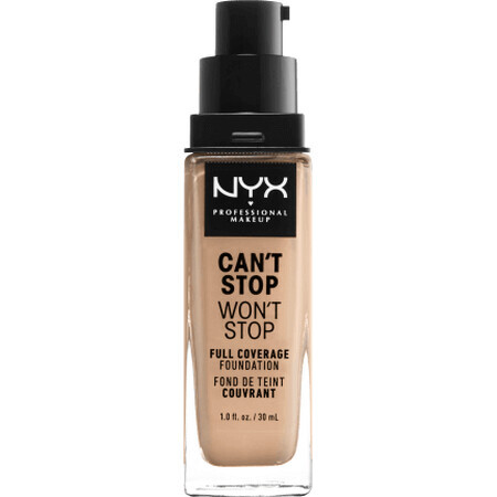 Nyx Professional MAKEUP Fond de ten Can't Stop Won't Stop 6.5 Nude, 30 ml