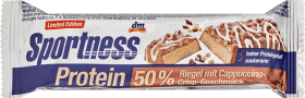 Sportness Baton proteic 50 %, aromă cappuccino crisp, 45 g