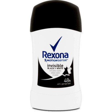 Rexona Deodorant stick Invisible B&W, 40 ml