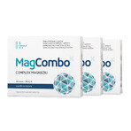 Pachet MagCombo Complex Magneziu 940 mg, 3 x 20 capsule, Vitaslim 