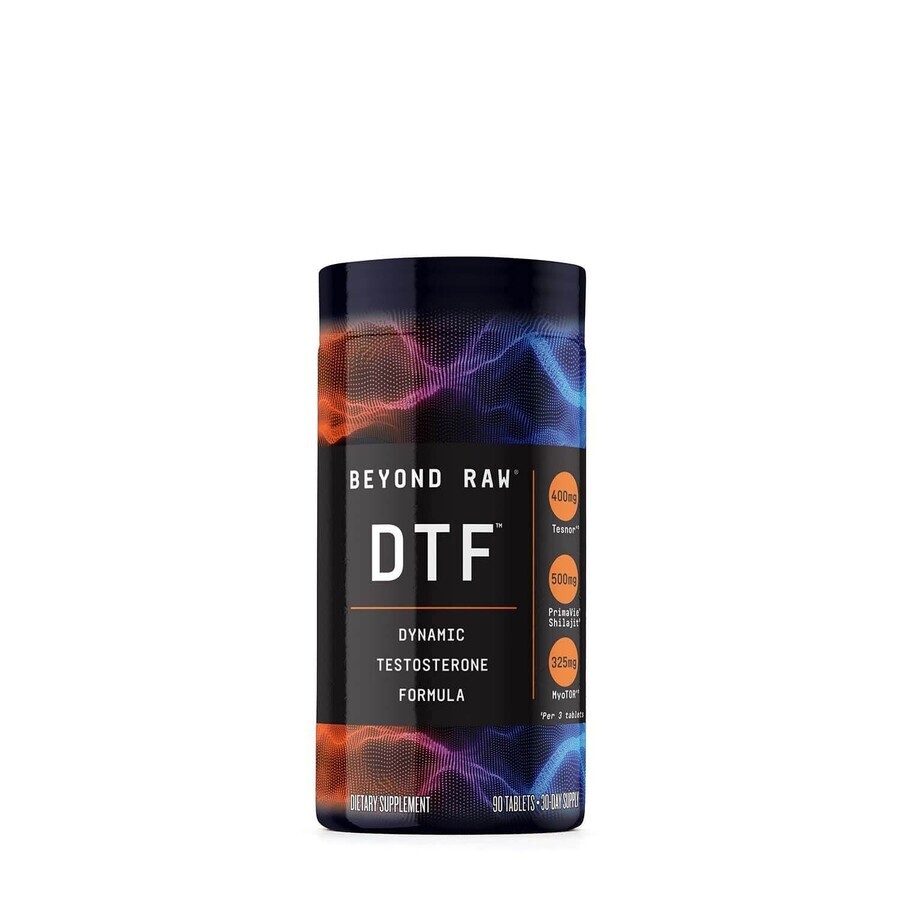 Beyond Raw Dtf Dynamic Testosterone Formula, Formula Pentru Testosteron Cu Shilajit, 90 Tb, Gnc