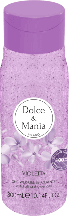 Dolce&Mania Gel de duș scrub VIOLETTA, 300 ml