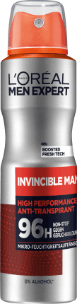 Loreal Paris Men Expert Deodorant spray INVINCIBLE MEN, 150 ml