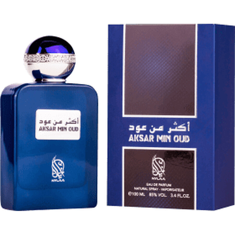Nylaa Apa de parfum barbati Aksar Min Oud, 100 ml