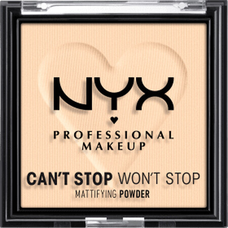 Nyx Professional MakeUp Pudră Can't Stop Won't Stop Mattifying 1 Fair, 6 g