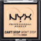 Nyx Professional MakeUp Pudră Can&#39;t Stop Won&#39;t Stop Mattifying 2 Light, 6 g
