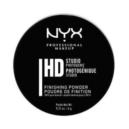 Nyx Professional MakeUp Pudră de finish HD Studio Finishing 1 Translucent, 6 g