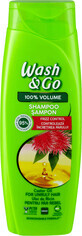 Wash&amp;Go Șampon cu ulei de ricin, 360 ml