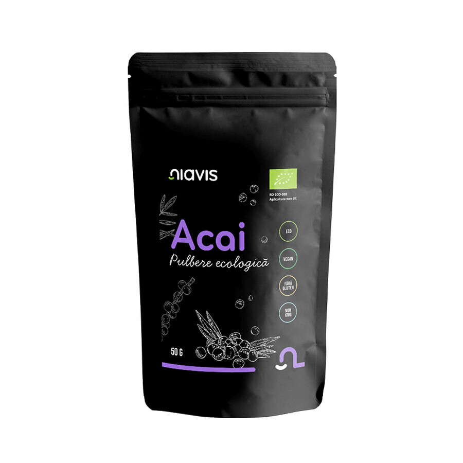 Pulbere Bio de Acai, 50 g, Niavis