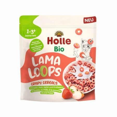 Cereale Bio crocante Lama Loops, + 1 an, 125 g, Holle