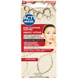 Acty Mask Plasturi de ochi cu acid hialuronic si colagen, 8 buc
