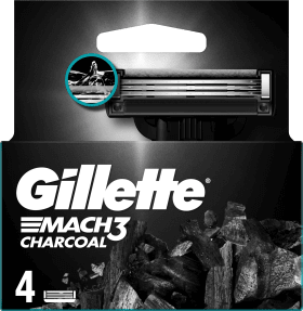 Gillette Rezerve aparat de ras Mach3 Charcoal, 1 buc
