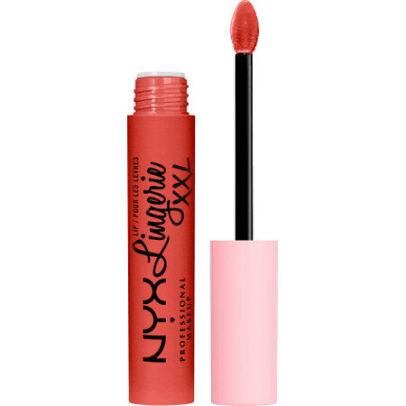 Nyx Professional MakeUp Lip Lingerie XXL Matte ruj de buze 6 Peach Flirt, 4 ml