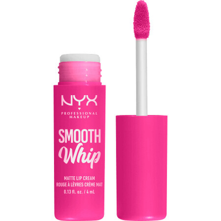 Nyx Professional MakeUp Smooth Whip Matte ruj de buze 20 Pom Pom, 4 ml