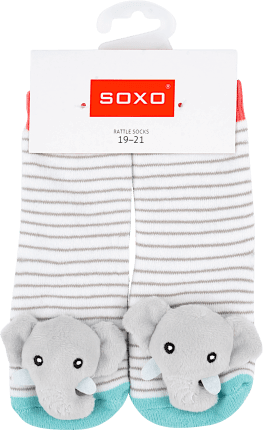 SOXO Șosete pentru copii model elefant, 1 buc