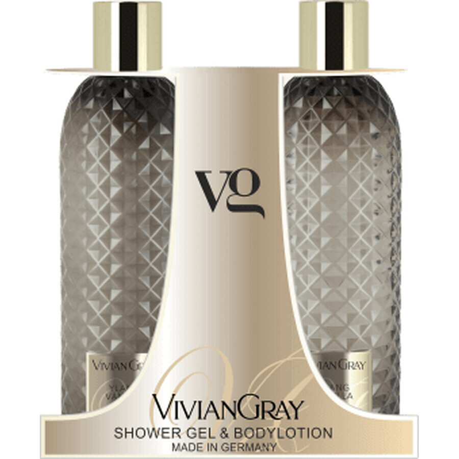 Vivian Gray Set Ylang & Vanilla Gel de duș + Loțiune de corp, 1 buc
