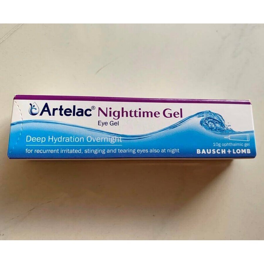 Gel oftalmic Artelac Nighttime, 3 x 10 g, Bausch + Lomb