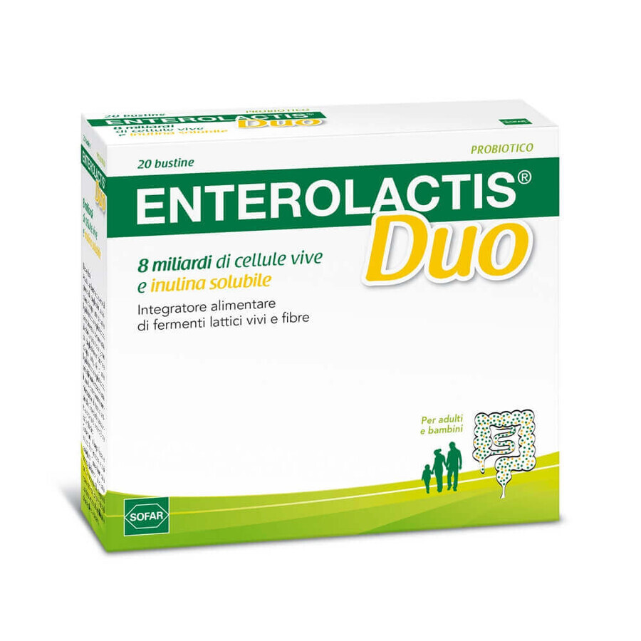 Enterolactis Duo, 4 x 20 bustine, Sofar 