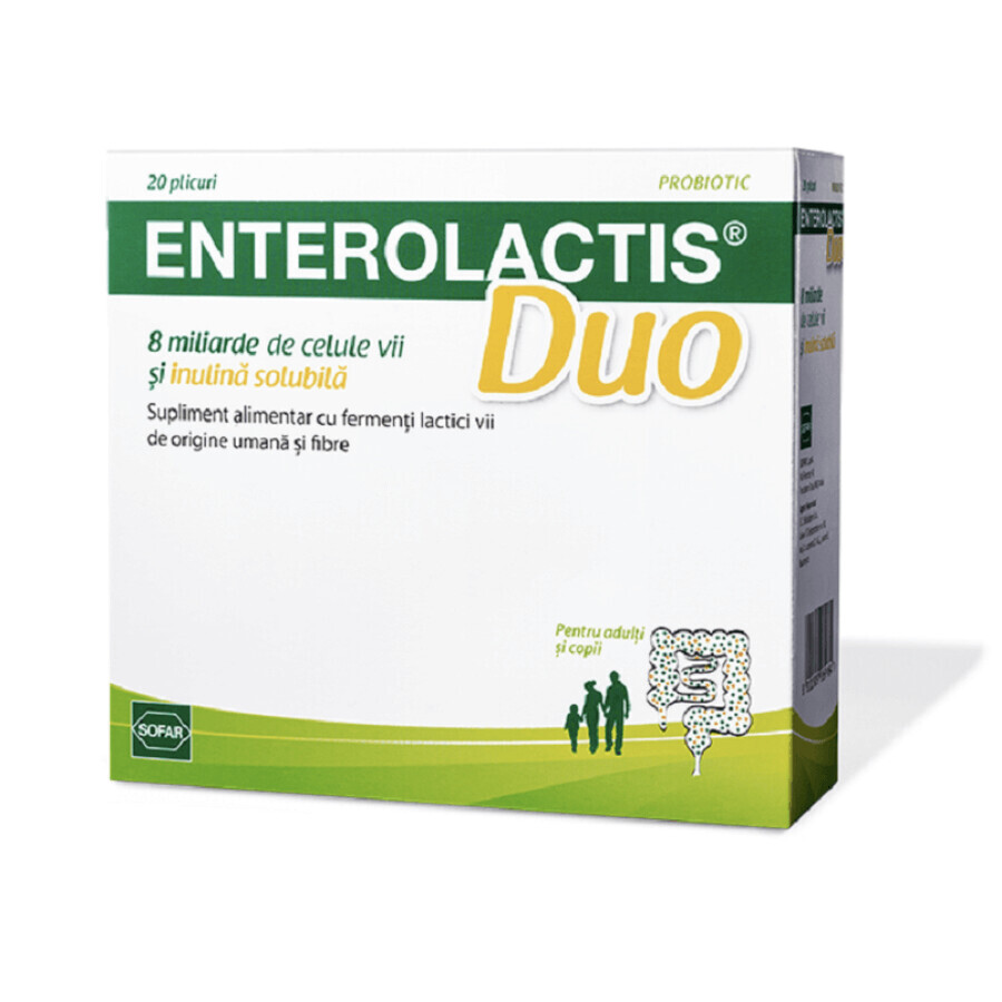 Enterolactis Duo, 4 x 20 bustine, Sofar 