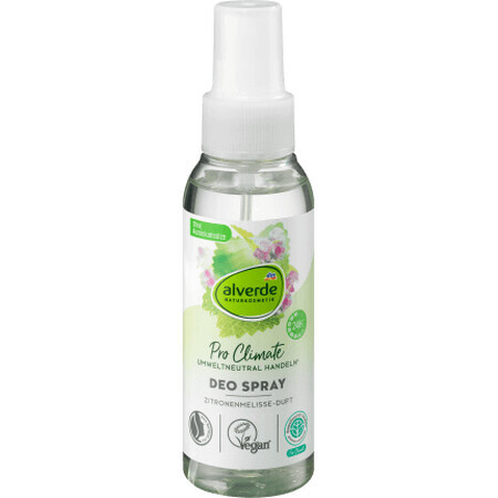 Alverde Naturkosmetik Deodorant Spray Pro Climate Lemon Balm Scent, 100 ml