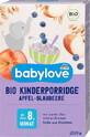 Babylove Terci pentru copii cu mere și afine, 200 g