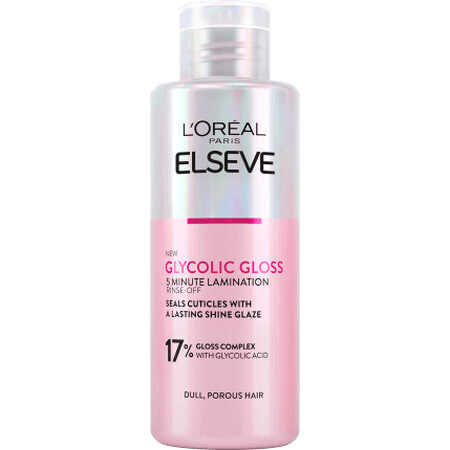 Elseve Mască tratament pentru strălucire Glycolic Gloss, 200 ml