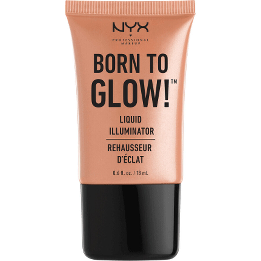 Nyx Professional MakeUp Born to glow iluminator lichid 2 Gleam, 18 ml