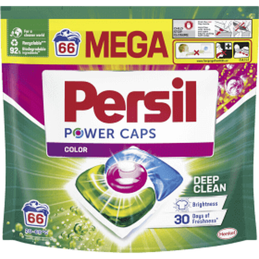 Persil Detergent rufe Caps Color, 66 buc