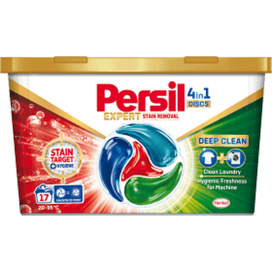 Persil Detergent rufe Discs Stain Removal, 17 buc