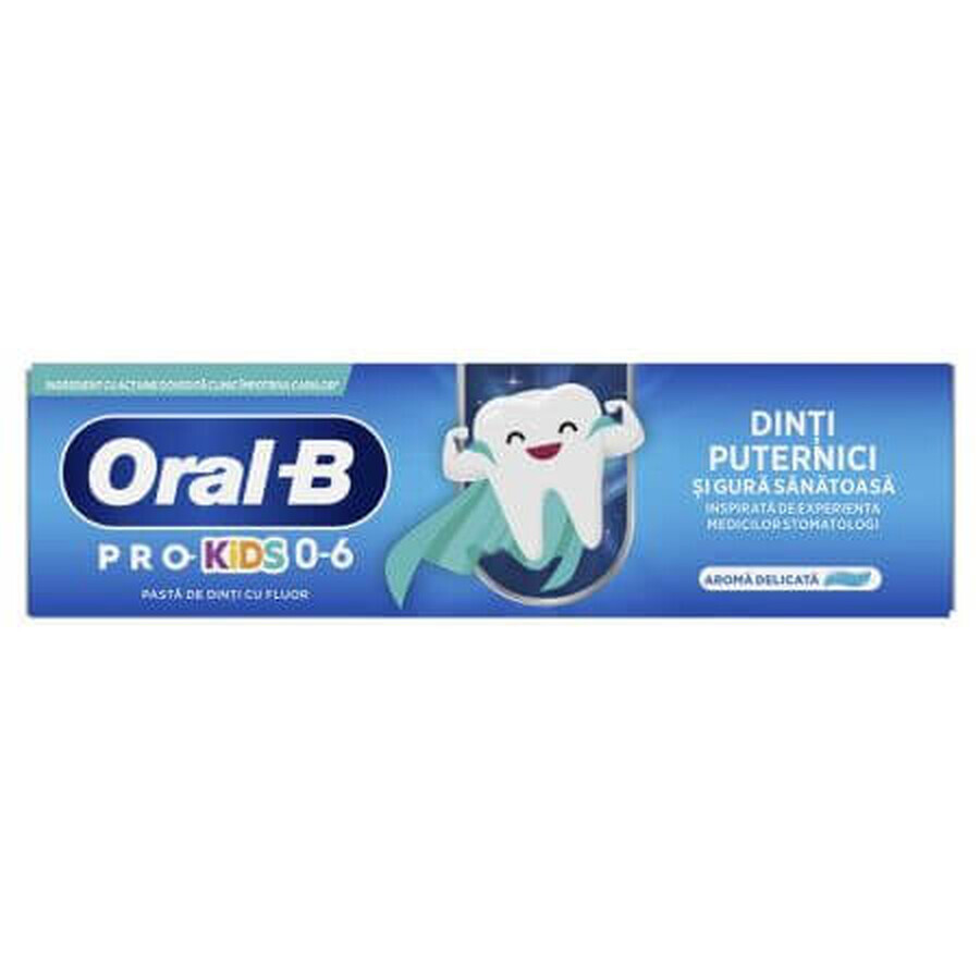 Pasta de dinti Pro Kids 0-6, 50 ml, Oral B