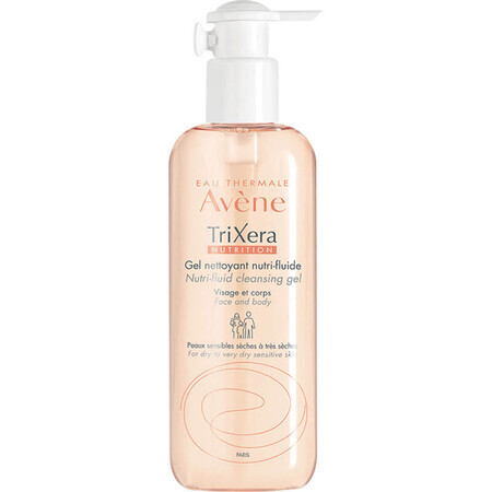 Gel de dus hidratant pentru piele sensibila si uscata TriXera Nutrition, 500 ml, Avene