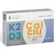 Supliment alimentar K2+ D3+ Calciu, 30 comprimate, Laboratoarele Remedia