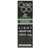 Ulei de canepa CBD Light, 1000 mg, 10 ml, Alcos Bioprod