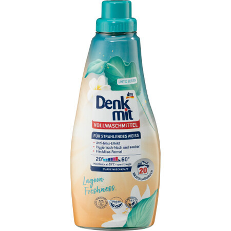 Denkmit Detergent de rufe Lagoon Freshness, 20 Spălări, 1000 ml