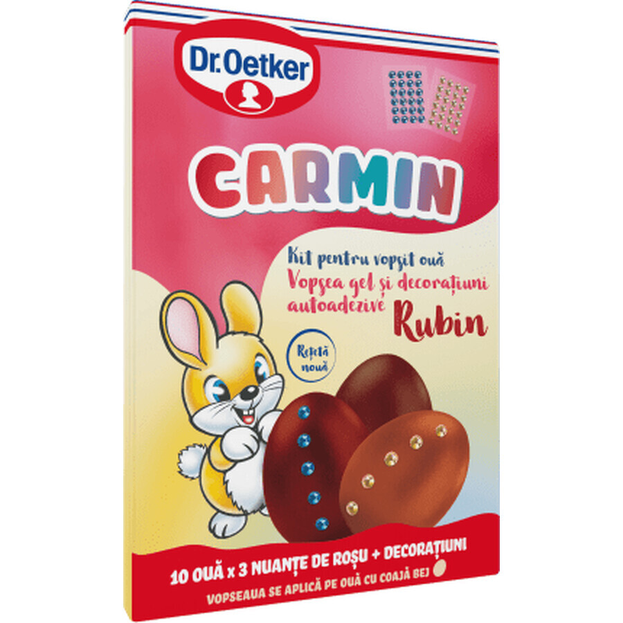 Dr. Oetker Kit gel pentru ouă Rubin, 20 g
