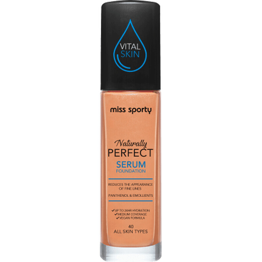 Miss Sporty Naturally Perfect Serum Fond de ten nr.40, 1 buc