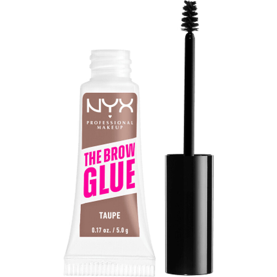 Nyx Professional MakeUp Brow Glue Styler mascara fixare sprâncene 02 Taupe, 5 g