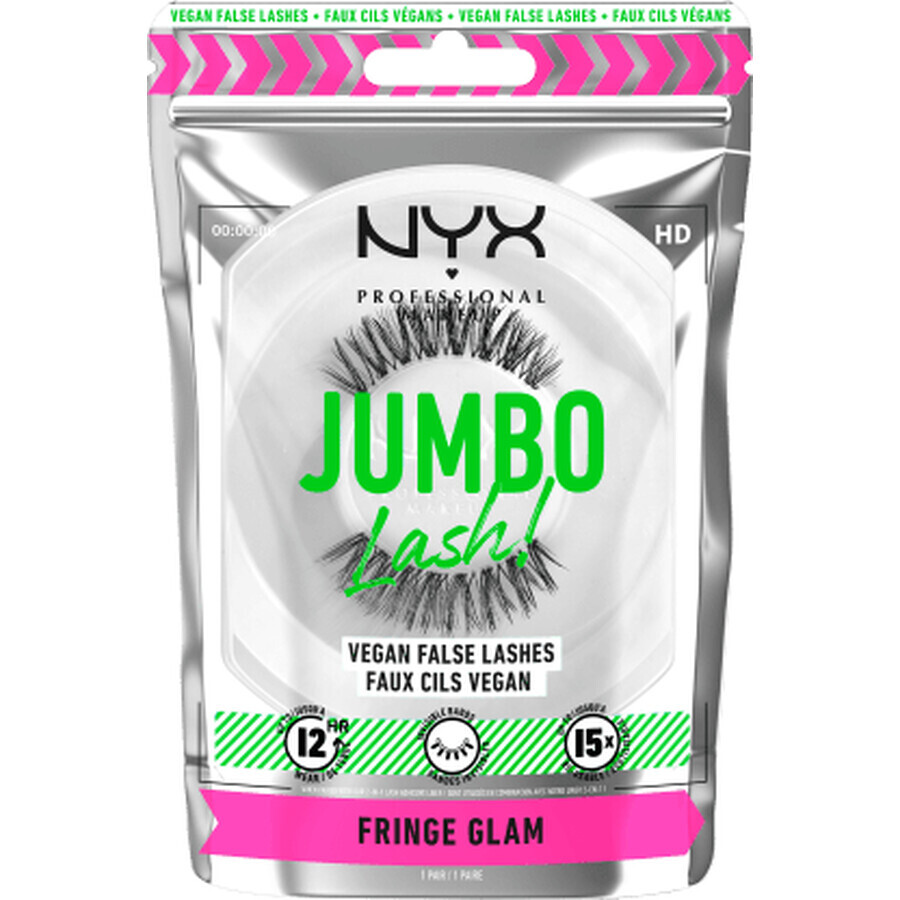 Nyx Professional MakeUp Jumbo Lash gene false Fringe Glam 4, 2 buc
