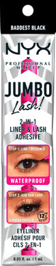 Nyx Professional MakeUp Jumbo Lash! eyeliner și adeziv pentru gene false 2in1 negru, 1 ml