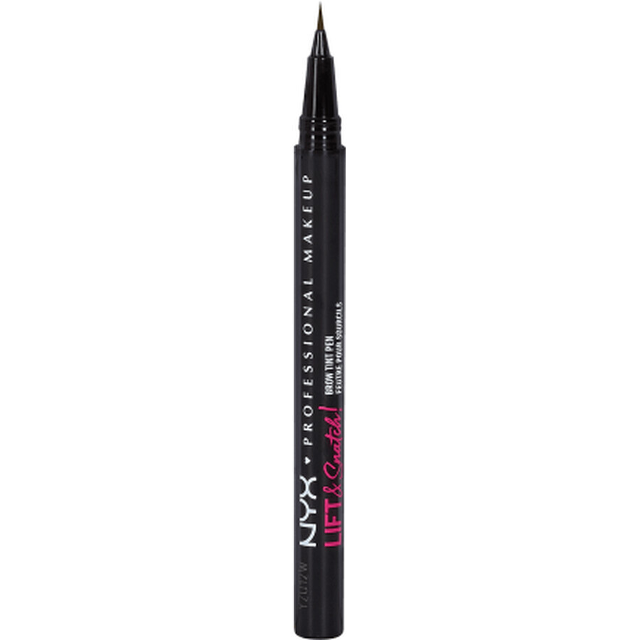 Nyx Professional MakeUp Lift & Snatch! creion pentru sprâncene 6 Ash Brown, 1 ml