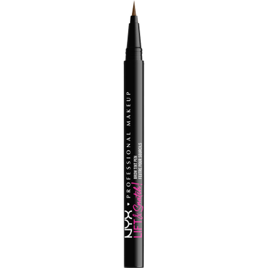 Nyx Professional MakeUp Lift & Snatch! creion pentru sprâncene 7 Brunette, 1 ml