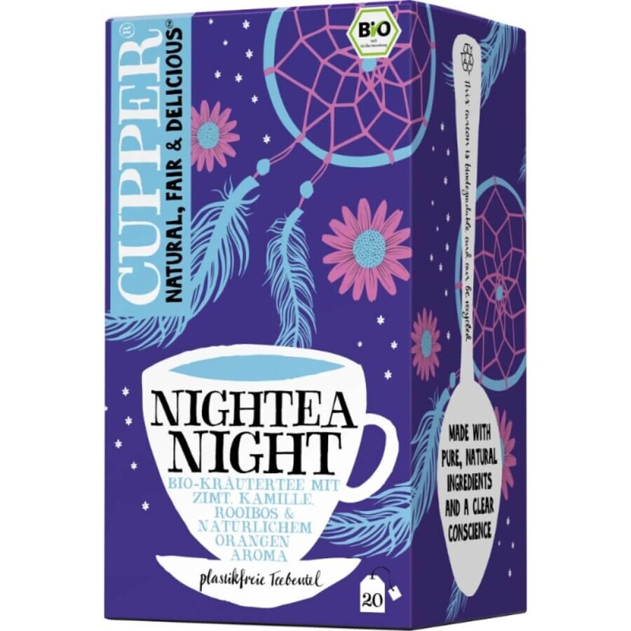 Ceai Bio Nighty Night, 40 g, Cupper