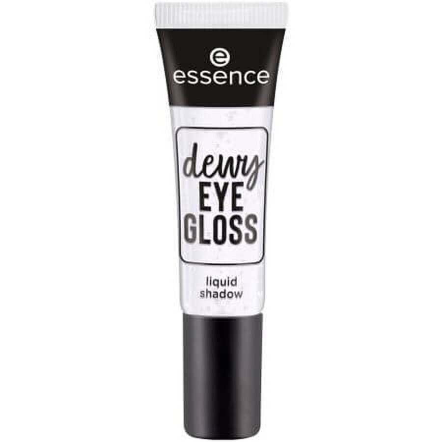 Fard pentru pleoape dewy Eye Gloss liquid shadow, 01 - Crystal Cleaer, 8 ml, Essence