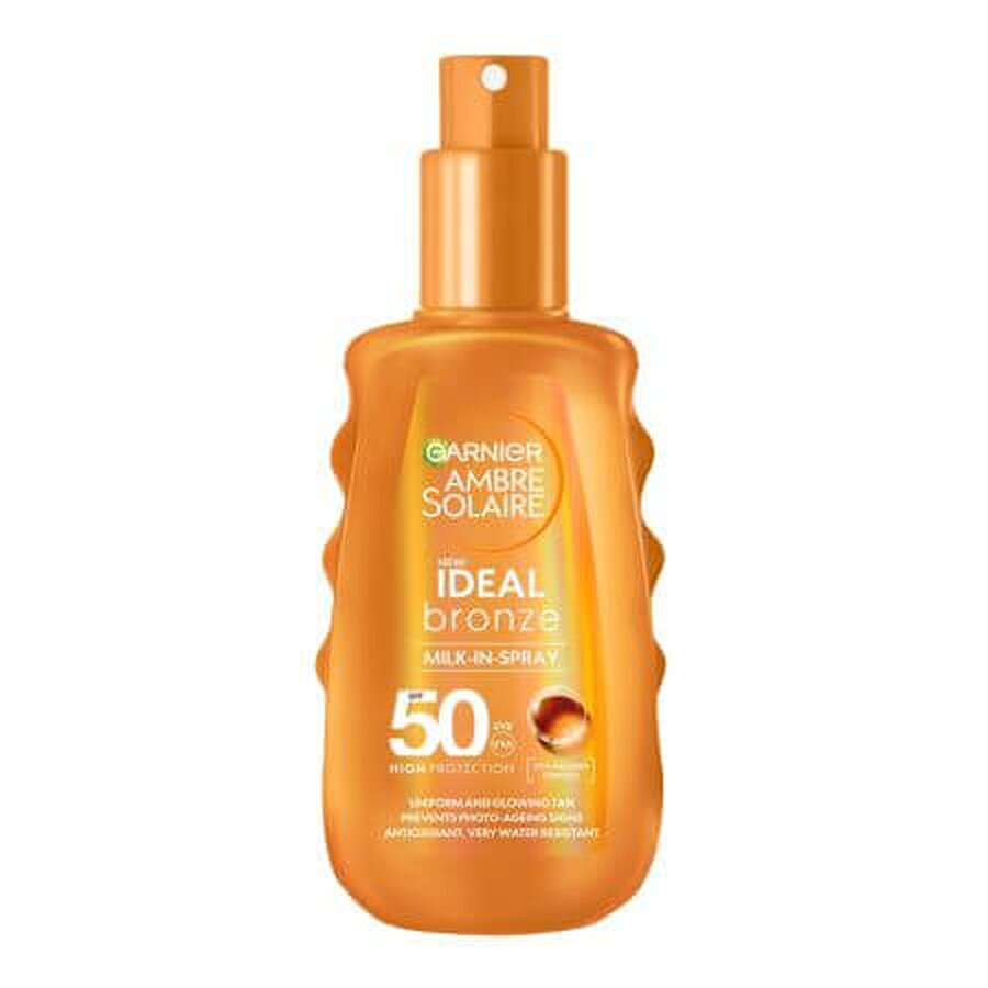 Spray intensificator SPF 50 Ideal Bronze, 150ml, Garnier Ambre Solaire